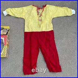 Vintage 1965 Ben Cooper Costume'Jama Pajamas TOPO GIGIO Mouse IN BOX Tiny Tot
