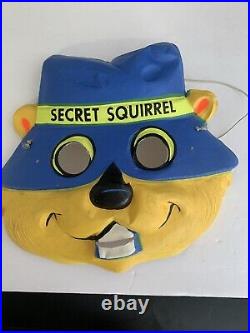 Vintage 1965 Secret Squirrel Ben Cooper Halloween Costume And Mask With Box