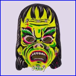 Vintage 1966 Collegeville Costume Ghoul Phantom of the Opera Mask w Box RARE HTF