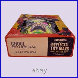 Vintage 1966 Collegeville Costume Ghoul Phantom of the Opera Mask w Box RARE HTF