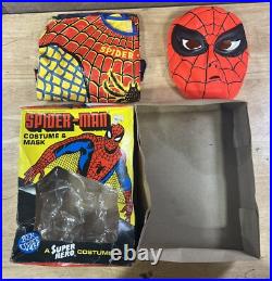 Vintage 1970's Ben Cooper Marvel Comics Spider-Man Costume & Mask WithBox