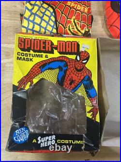 Vintage 1970's Ben Cooper Marvel Comics Spider-Man Costume & Mask WithBox Vintage 1970's Ben Cooper Marvel Comics Spider-Man Costume & Mask WithBox