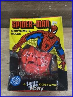 Vintage 1970's Ben Cooper Marvel Comics Spider-Man Costume & Mask WithBox Vintage 1970's Ben Cooper Marvel Comics Spider-Man Costume & Mask WithBox