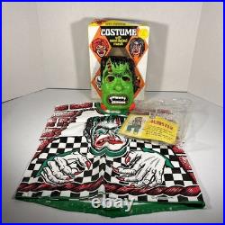 Vintage 1973 Ben Cooper Frankenstein CHILD Halloween Costume RARE Monster