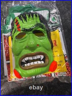 Vintage 1973 Ben Cooper Frankenstein CHILD Halloween Costume RARE Monster
