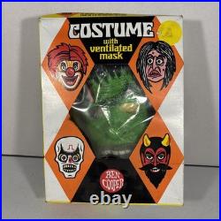 Vintage 1973 Ben Cooper Frankenstein CHILD Halloween Costume RARE Monster