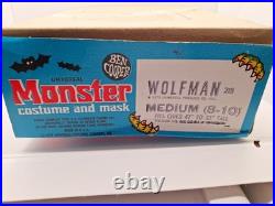 Vintage 1973 Ben Cooper Wolfman Halloween Costume Universal Pictures Vintage