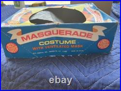 Vintage 1973 Ben Copper Masquerade Batman Costume NIB Medium