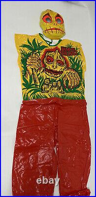 Vintage 1975 Ben Cooper Land Of The Lost Halloween Sleestak Costume Size M 8-10