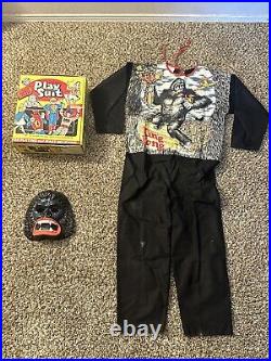 Vintage 1975 Ben Cooper Sturdy Play Suit KING KONG Costume with Original Box