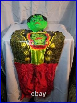 Vintage 1976 Ben Cooper Frankenstein Monster Halloween Costume Mask Rare