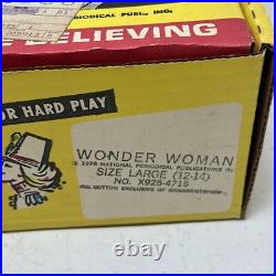 Vintage 1976 Ben Cooper Play Suit Wonder Woman Costume With Box