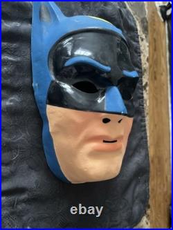 Vintage 1977 Batman Costume Ben Cooper Cloth New Cotton