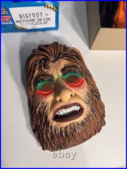 Vintage 1977 Ben Cooper BIGFOOT Costume Mask with Box Krofft Complete