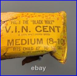 Vintage 1979 Ben Cooper Disney V. I. N. Cent Costume w Mask Boxed Black Hole RARE