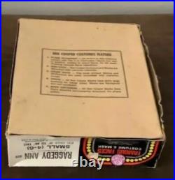 Vintage 1979 Raggedy Ann Halloween Costume Ben Cooper Kids Small 4-6 Boxed