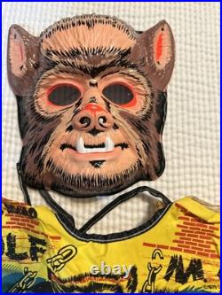 Vintage 1979 Rare Collegeville Costume Wolfman Halloween Medium