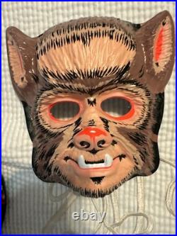 Vintage 1979 Rare Collegeville Costume Wolfman Halloween Medium