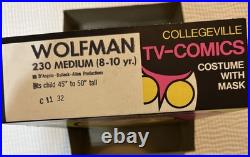 Vintage 1979 Rare Collegeville Costume Wolfman Halloween Medium