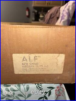 Vintage 1980s Collegeville Alf Halloween Costume Child Medium Rubber Mask Read