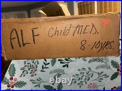 Vintage 1980s Collegeville Alf Halloween Costume Child Medium Rubber Mask Read