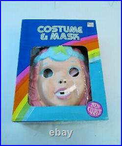 Vintage 1980s Moon Dreamers Crystal Starr Ben Cooper Plastic Costume Mask withBox