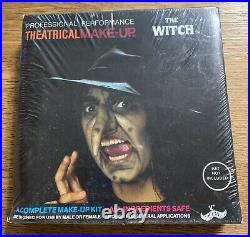 Vintage 1981 Halloween Imagineering Theatrical Make-Up Kit The Witch Facepaint