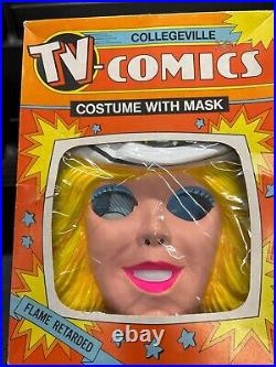 Vintage 1981 Western Barbie Halloween Costume/Mask In Original Box Collegeville