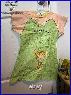 Vintage 1985 Ben Cooper Tinkerbell Halloween Costume NO Mask