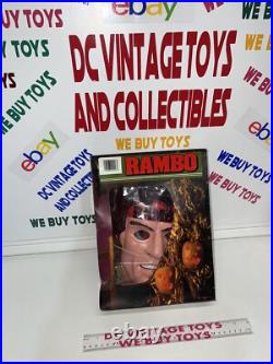 Vintage 1985 Rambo Collegeville Halloween Mask Outfit Rare New Unused Vintage 1985 Rambo Collegeville Halloween Mask Outfit Rare New Unused