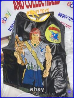 Vintage 1985 Rambo Collegeville Halloween Mask Outfit Rare New Unused Vintage 1985 Rambo Collegeville Halloween Mask Outfit Rare New Unused