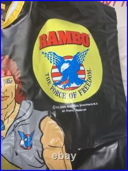 Vintage 1985 Rambo Collegeville Halloween Mask Outfit Rare New Unused