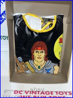 Vintage 1985 Rambo Collegeville Halloween Mask Outfit Rare New Unused