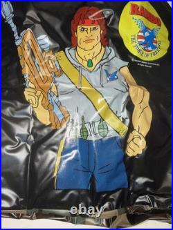 Vintage 1985 Rambo Collegeville Halloween Mask Outfit Rare New Unused