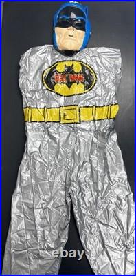 Vintage 1987 Batman Halloween Costume DC Comics 1976 Art Cartoon Comic Book kids
