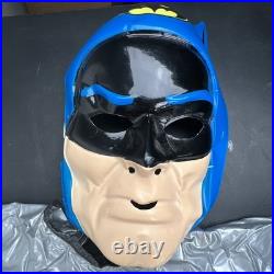 Vintage 1987 Batman Halloween Costume DC Comics 1976 Art Cartoon Comic Book kids