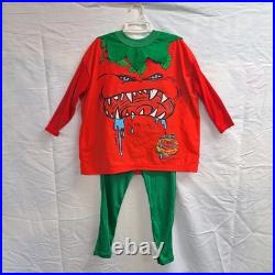 Vintage 1990 Attack of the Killer Tomatoes Kids Costume RARE
