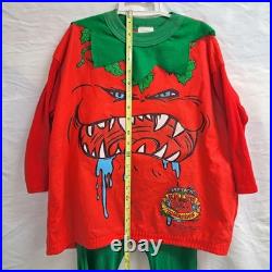 Vintage 1990 Attack of the Killer Tomatoes Kids Costume RARE