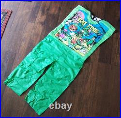 Vintage 1990 Ed Roth Rat Fink Halloween Costume Collegeville Sm. No Mask/box