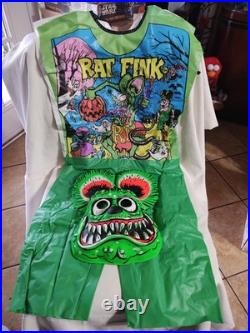 Vintage (1990) Rat Fink costume with mask by Collegeville. Child 3-4 year old Vintage (1990) Rat Fink costume with mask by Collegeville. Child 3-4 year old