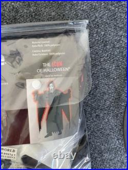 Vintage 1997 SCREAM Ghost Face Orange Mask & Costume NOS Miramax Adult Size