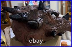 Vintage 1998 Bloodstone Monster Creature Horror Bowl Sculpture Halloween Decor