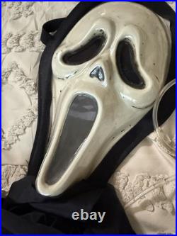 Vintage 1999 Fun World Scream Stalker Bleeding Ghost Face Costume Adult