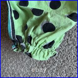 Vintage 60s Children's Clown Costume Suit Striped Polka For See For Sizing