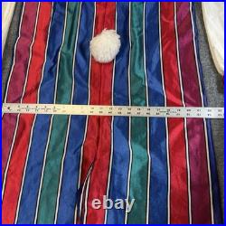 Vintage 80s 90s Collegeville Clown Costume Size Small Halloween Unisex No Flaws