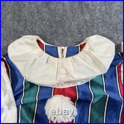 Vintage 80s 90s Collegeville Clown Costume Size Small Halloween Unisex No Flaws