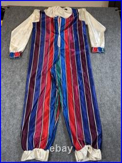Vintage 80s 90s Collegeville Clown Costume Size Small Halloween Unisex No Flaws