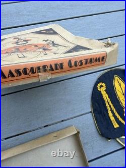 Vintage Antique 1920's 1930's Masquerade Halloween Costume Drum Major Size S
