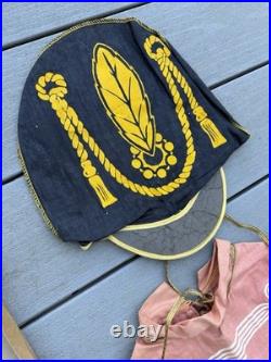Vintage Antique 1920's 1930's Masquerade Halloween Costume Drum Major Size S