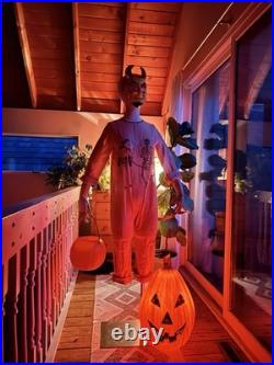 Vintage Antique 1930s Halloween Costume Devil Satan Skeleton Small